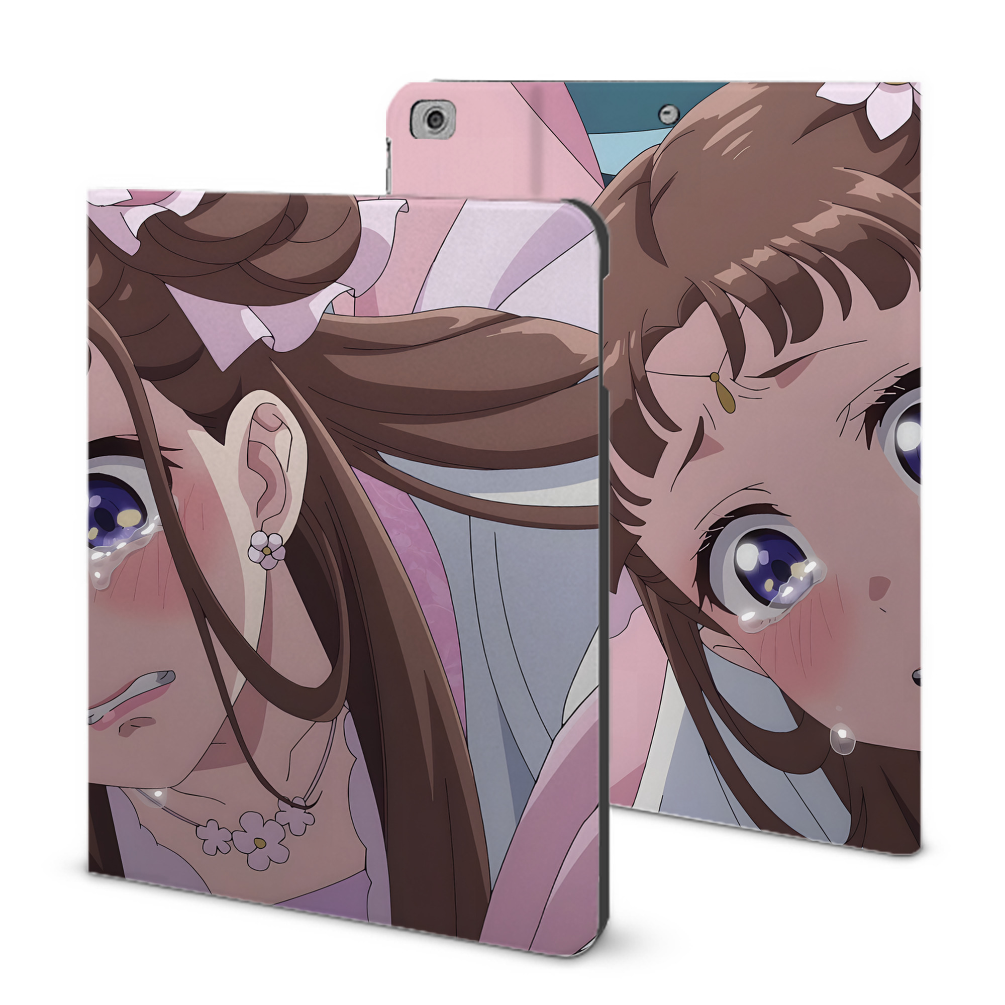 （画像用） 薬屋のひとりごと The Apothecary Diaries IPad ケース ブック型 PUレザー TPU 耐衝撃 軽量 薄型 ペン収納なし 全面保護 IPad 各モデル対応